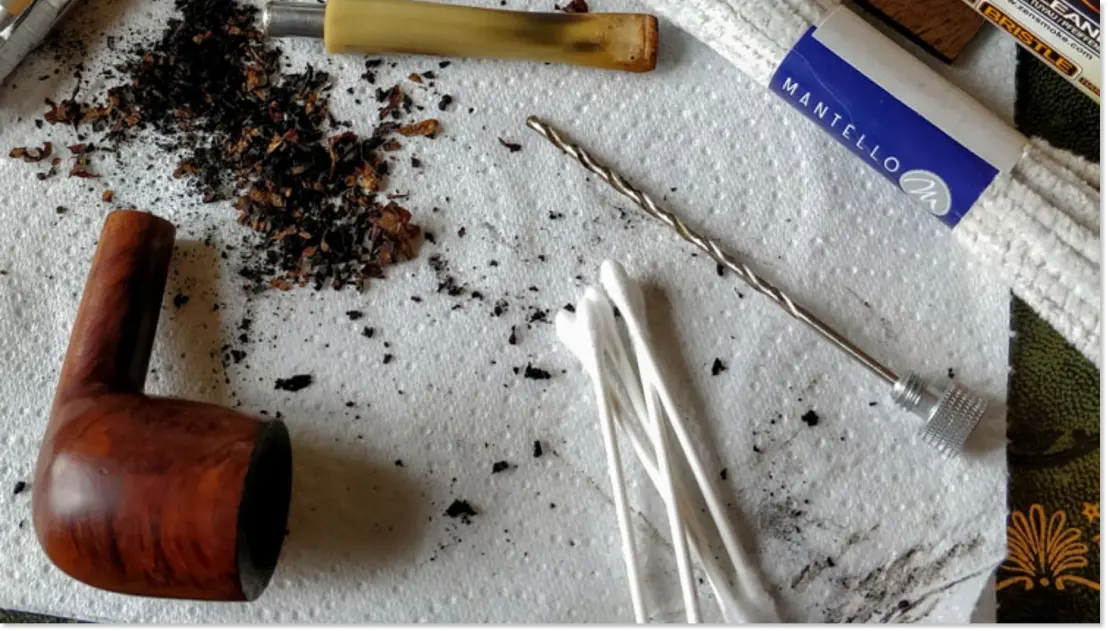 dry smoking pipelines after washing