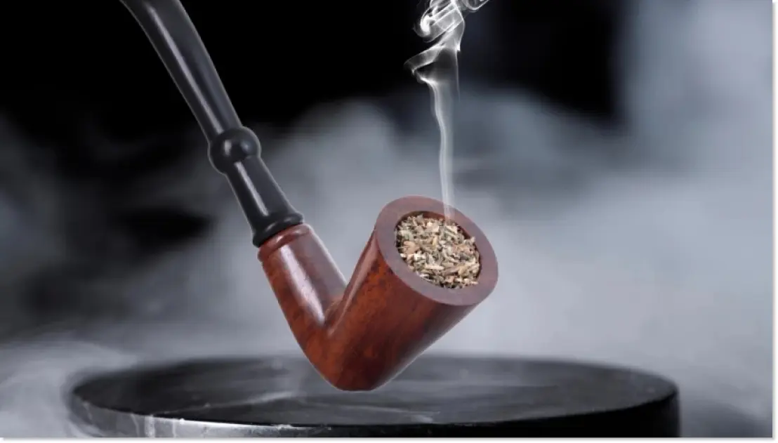 wood smoking pipeline type